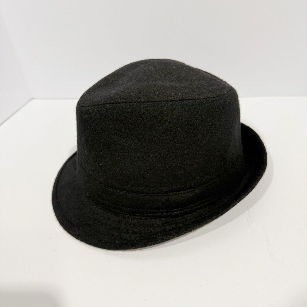 Milani Men Hat S/M Black 5% Wool 95 Polyester Designed in Italy - Picture 9 of 16
